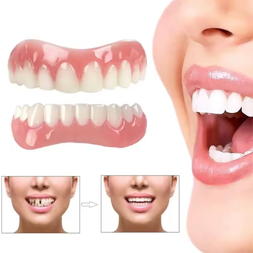 New false teeth - teeth, silicone