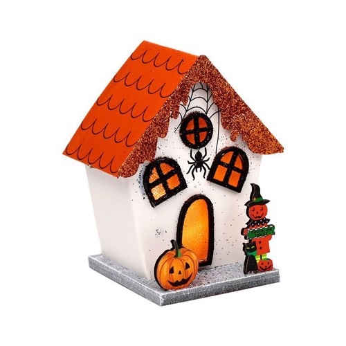 Spooky spider pumpkin house - spooky,