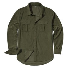 Mens Casual Shirts Corduroy