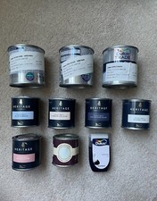 Dulux Trade Paint samples pots tester almost full Grey Pink Taupe Green
