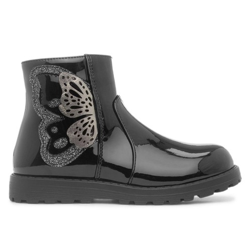 Walkright girls boots black - walkright,