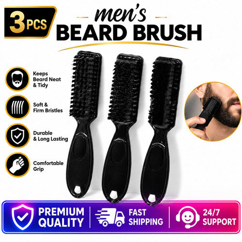 3pcs men beard brush - beard,