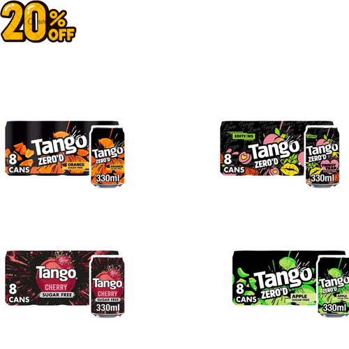 Tango sugar free cans - tango,