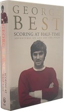 George Best Signed Book Scoring At Half Time Manchester United N. Ireland COA