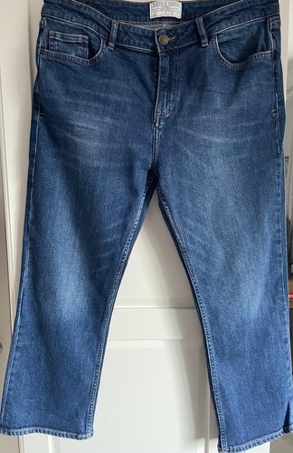 Fat face cropped blue jeans - cropped,