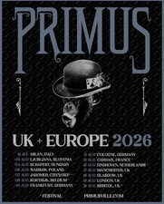 Primus UK And Europe 2026 Tour