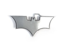 Batman Begins Belt Buckle – Brushed Chrome Edition