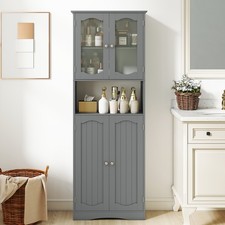 GAINOOM Tall Bathroom Grey
