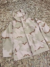 GENUINE US ARMY GEN I ECWCS GORETEX PARKA DCU DESERT LARGE LONG