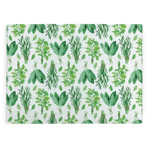 Kitchen herbs green glass - kitchen,