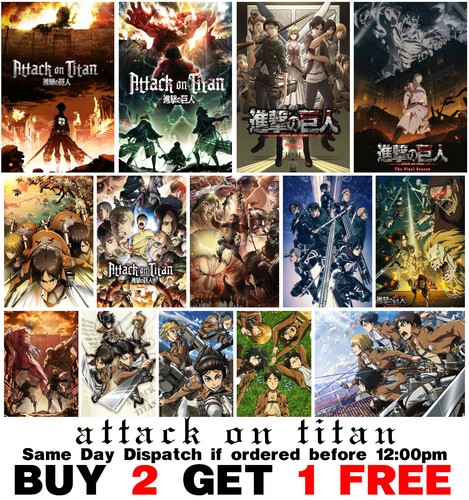 Attack titan poster anime - titan,