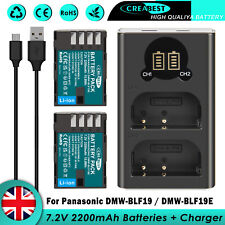 2x DMW-BLF19 BLF19E Battery