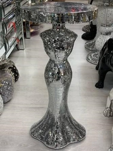 Silver lady full - lady, mirrored
