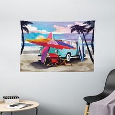 Vintage Camper Wide Tapestry