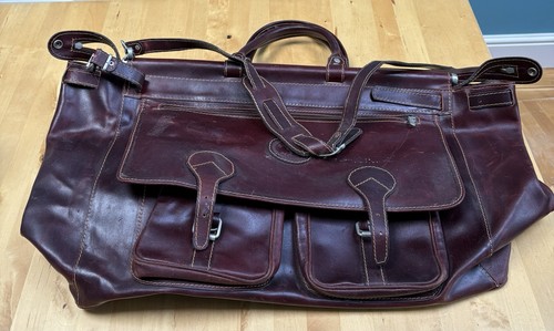 Leather carpet bag style - carpet,