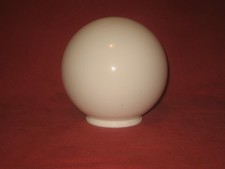 Glass white globe glass