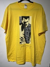 Freddie Mercury - The Mercury Phoenix Trust Short Sleeved T-Shirt Size XL Yellow
