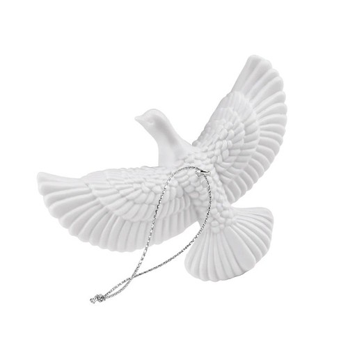 Resin white dove christmas - resin,
