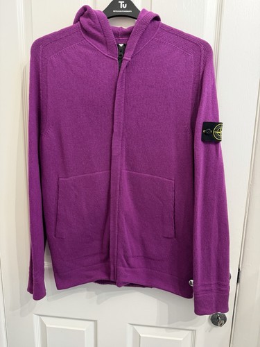 Stone island wool zip hoodie - wool,
