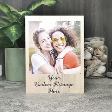 Photo Frame Wood Block
