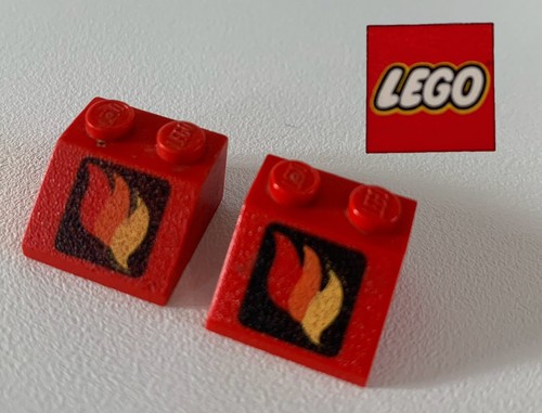 Vintage lego red fire - x,