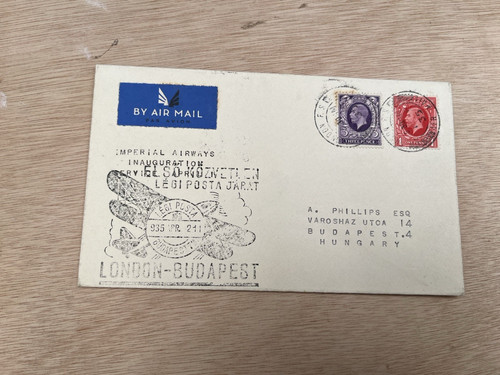 Imperial airways inaugral - gb,