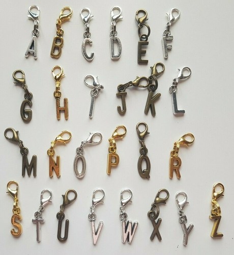 Alphabet initial clip on - initial,