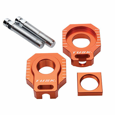 Tusk racing axle block orange - racing,