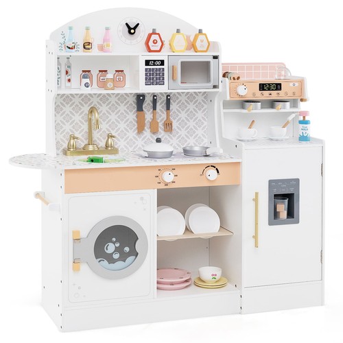 Kids toy kitchen set wooden - kids,