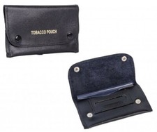 Genuine Hardwearing Real Leather Tobacco Pouch With Space For Cigarette Paper