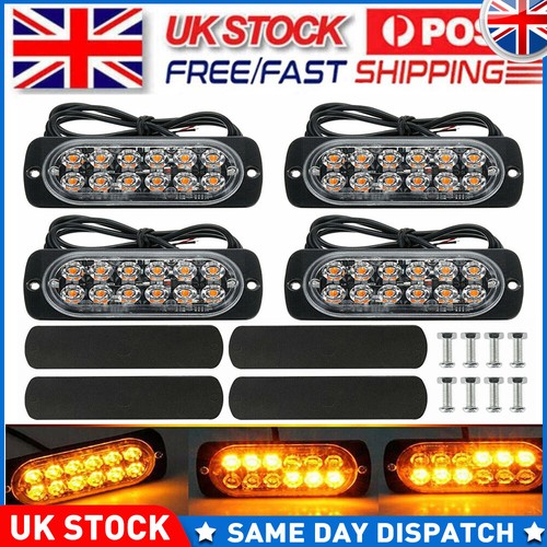 Led amber recovery - 4x, 12