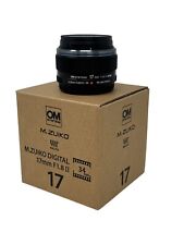 Olympus OM System M.zuiko Digital 17mm f/1.8 II Lens Black - UK Next Day Del
