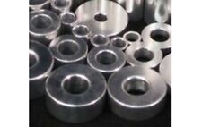 LARGE ALUMINIUM SPACERS STANDOFF BUSH VARIOUS DIAMETERS & LENGTHS &  HOLE SIZES