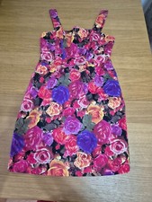Next Runway Size 12 Bright Floral Print Dress