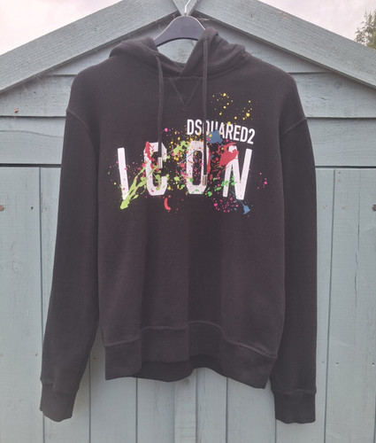 Dsquared2 icon splatter black - icon,