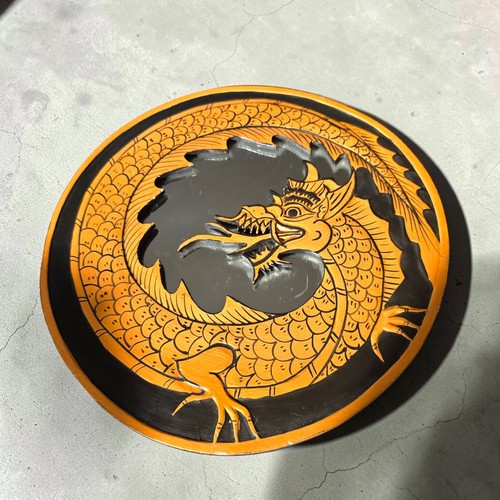 Vinrage hand carved dragon - vinrage, hand‑carved