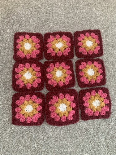 Handmade crochet flower - 9,
