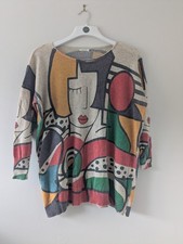 Picasso Themed Knitted Jumper