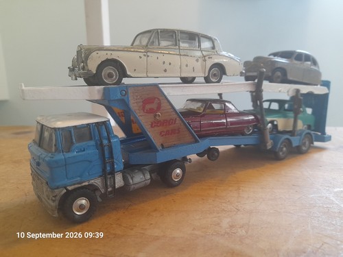 Vintage corgi car - car, transporter