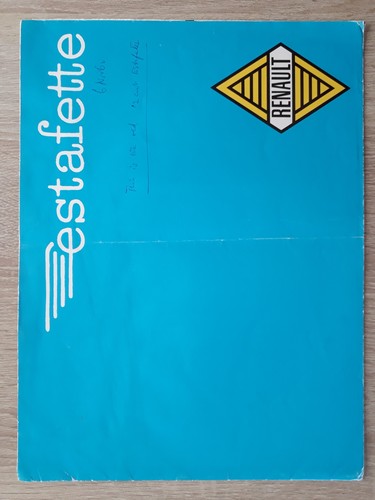 Renault estafette range - renault,