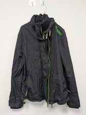 Superdry Professional The Windcheater Black Jacket Size L (T10)