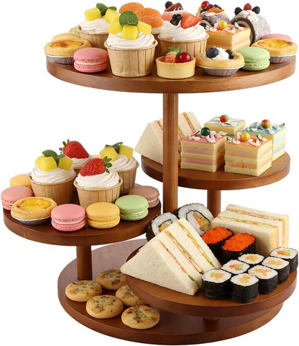 Tier wooden cake stand - 4,