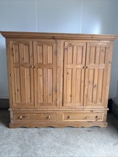 Wooden Wardrobe + Bottom Draws