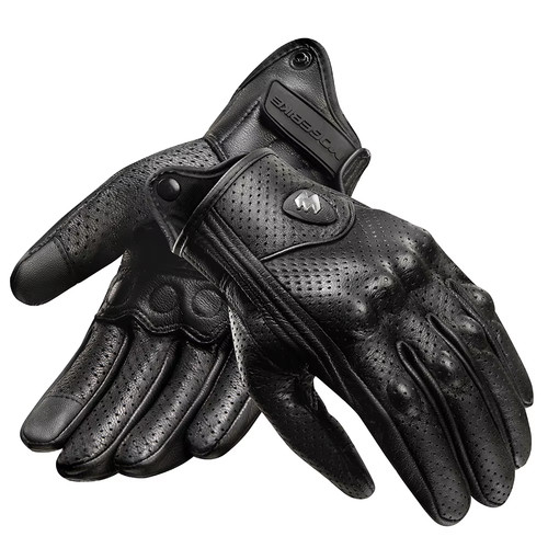 Motorcycle gloves black - motorcycle,