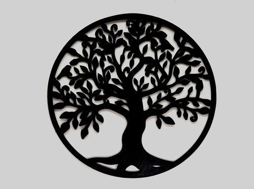 Tree life metal plaque - of,