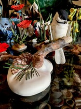 Boehm Porcelain Chickadee On