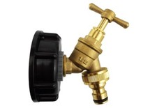 Ibc tank outlet tap - tap, with