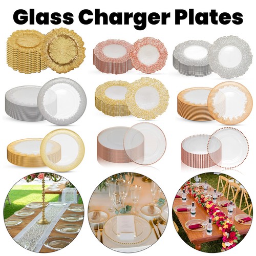 Glass charger plates for - glass,