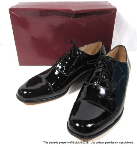New mens grenson black patent - mens,