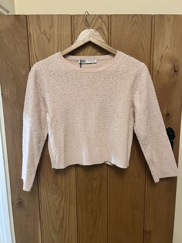 Zara beaded crop jumper - zara,
